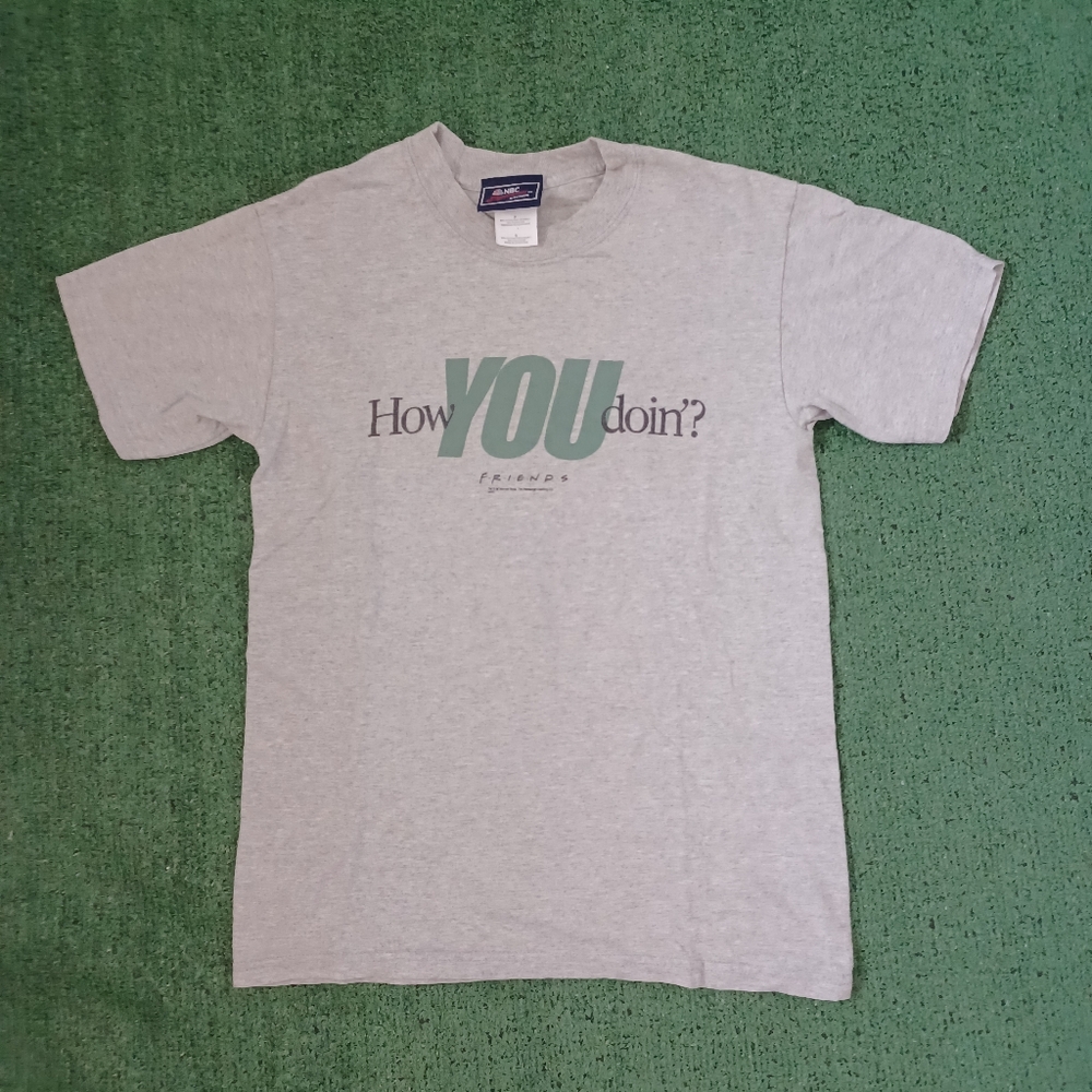 VINTAGE NBC Experience Store How You Doin? Friends Promo T Shirt Size Small